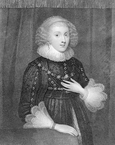 Mary Sidney, comtesse de Pembroke, gravée par W.J. Fry - Marcus Garret Gheeraerts the Younger